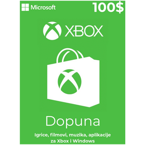 XBOX poklon kartica 100$ - Sjedinjene Američke Države