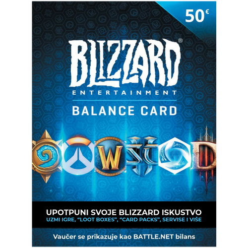 Blizzard poklon kartica 50€ EU