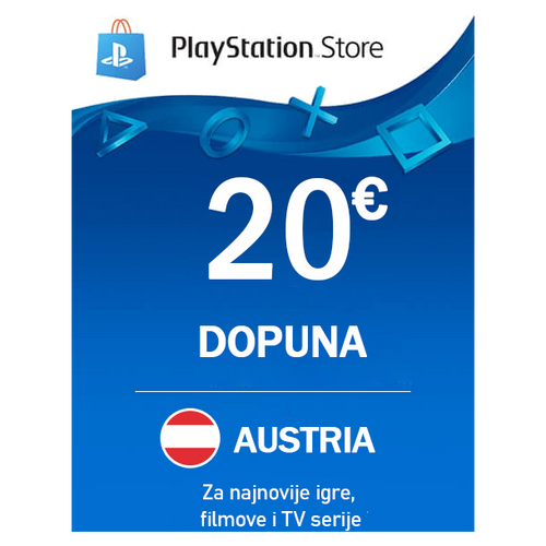 Playstation Network - Austrija 20€