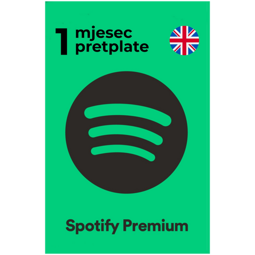 Spotify 1 mjesec Velika Britanija