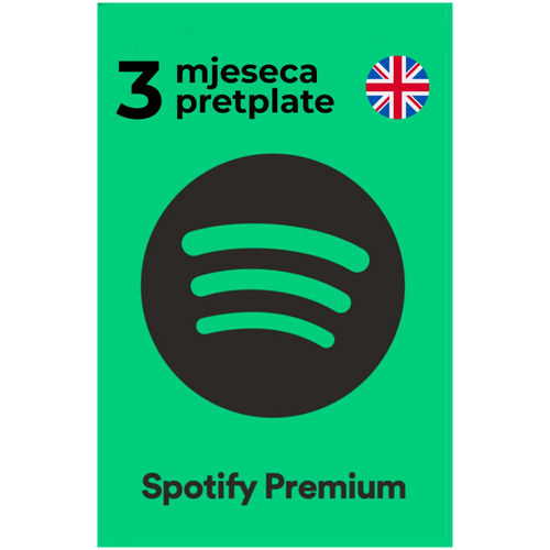 Spotify 3 mjeseca Ujedinjeno Kraljevstvo