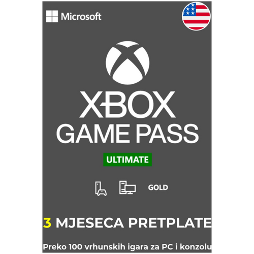 Xbox Game Pass Ultimate 3 mjeseca - globalno