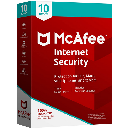McAfee Internet Security 10 uređaja 1 godina