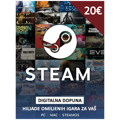 Steam poklon kartica 20€ - Global