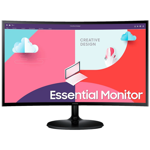 Monitor 27 inch, Zakrivljeni, FullHD, HDMI, VGA