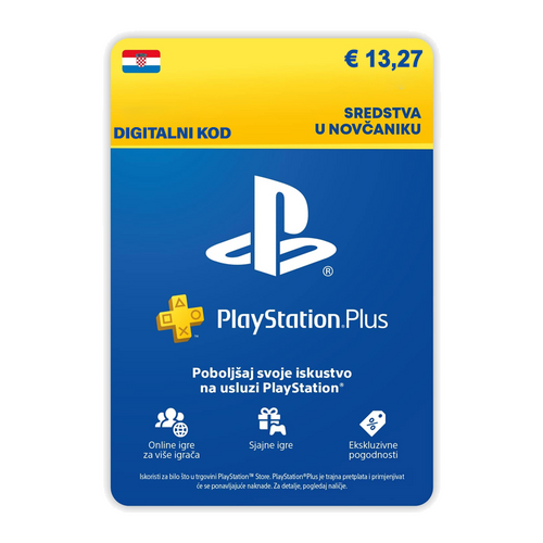 Playstation Network Hrvatska - 13,27 € (100 Kn)