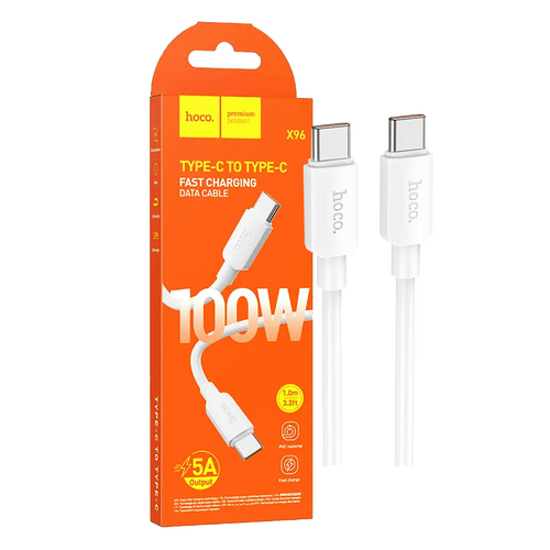USB kabl za smartphone, type C, 100W, bijela