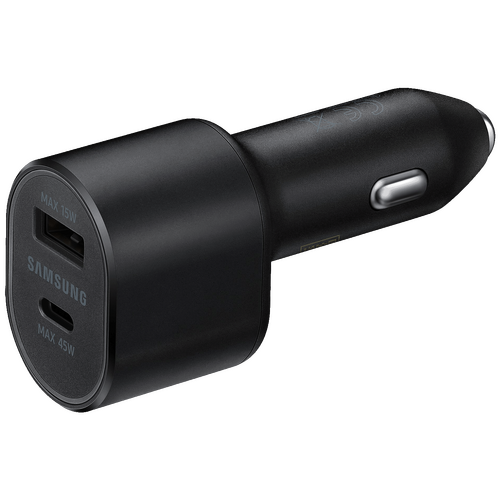 Auto punjač sa type C kabelom, brzi, USB-A, USB-C, 45W+15W