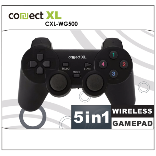 Gamepad wireless, 5u1, PC i PS1/2/3,  2,4GHz, 10met