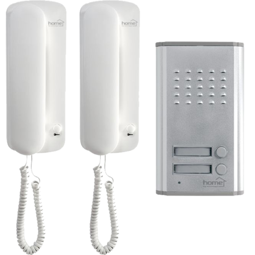 Interfon žični sa dvije unutarnje jedinice, elek.otvaranje 