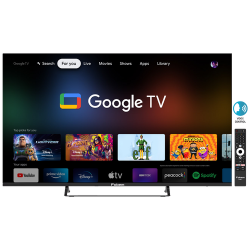 Fobem - Televizor Smart LED 4K UltraHD 50 inch, Google TV