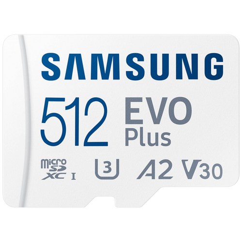 Micro SDXC kartica, 512GB, 160 MB/s, UHS-I U3 Class 10, Evo Micro SDXC kartica, 512GB, 160 MB/s, UHS-I U3 Class 10, Evo