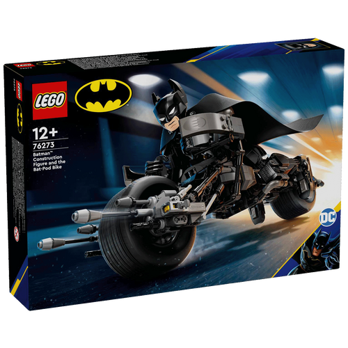 Batman konstrukcijska figura i Batcikl, LEGO DC Super Heroes