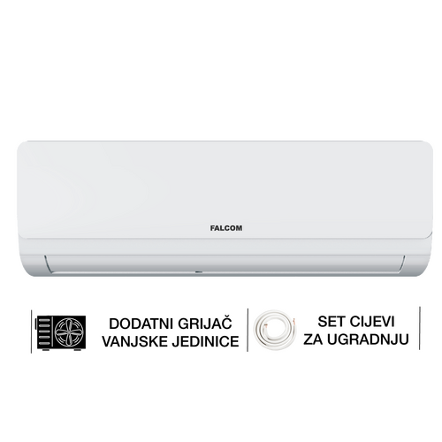 Klima uređaj, 12000Btu, Cijevi,Inverter, Defrost, WiFi, A+++