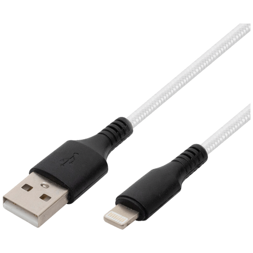 USB kabl za iPhone, USB A / Lightning, 1.0 met., 2.1A USB kabl za iPhone, USB A / Lightning, 1.0 met., 2.1A