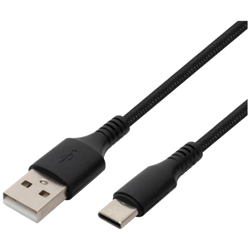 USB kabl za smartphone, USB A / USB type C, 1.0 met., 2.1A