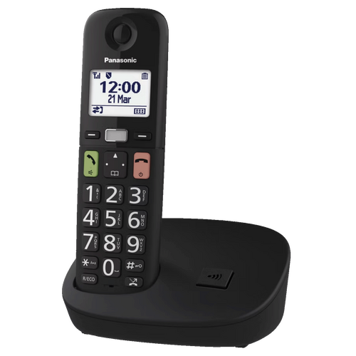 Telefon bežični, DECT/GAP, 1.8 inch display, crna boja