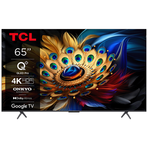 TCL - Televizor Smart QLED 4K UltraHD 65 inch, Google TV