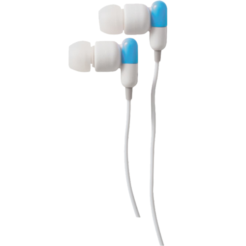 Slušalice, stereo, 3,5mm, bijelo/plavo