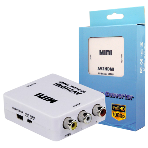 Video konverter CVBS+audio na HDMI, mini