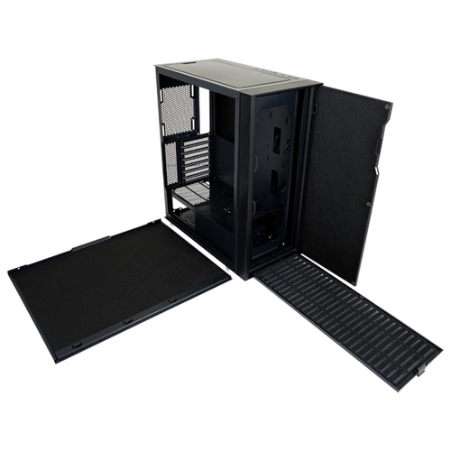 LC-Power Sound Insulated CaseLC-8000B, 1x USB-C, 2x USB-AE-A