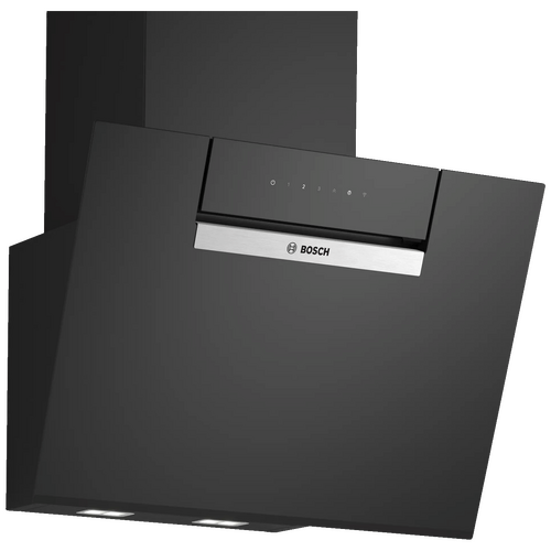 Kuhinjska napa, zidna, 60 cm, 130 W, crno staklo