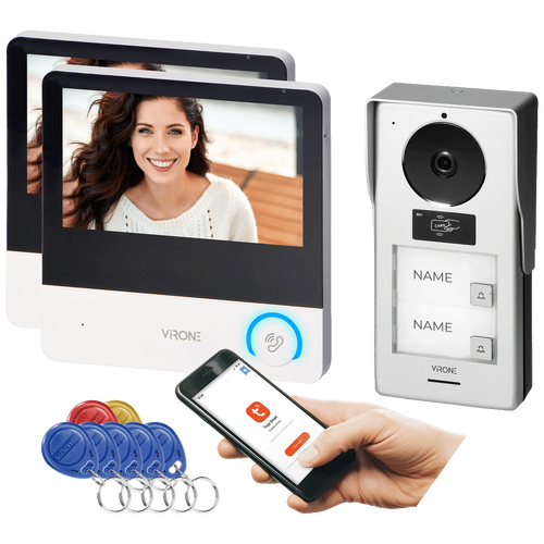 Video interfon 7 inch, WiFi, RFID, Pavonis Multi