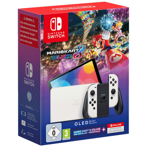 Igraća konzola Nintendo Switch+Mario Kart 8+12 NSO