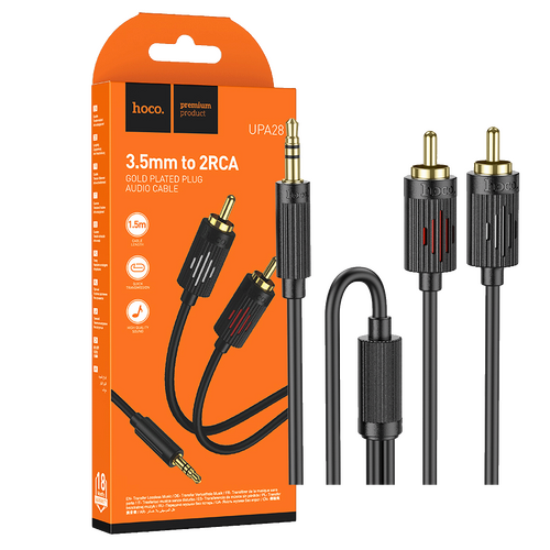 Audio kabl 2 x RCA na 3.5 mm, 1.5 met.