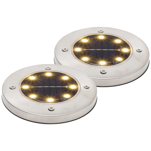 Solarna vrtna LED lampa, metal/plastika, 200 mAh
