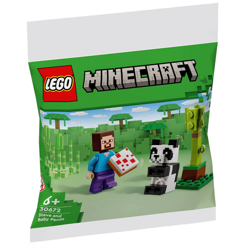 Steve i beba panda, LEGO Polybag 