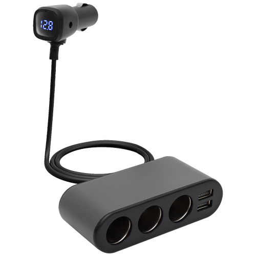 Auto razdjelnik sa USB punjačem, 3 x 12-24 V, 2 x USB