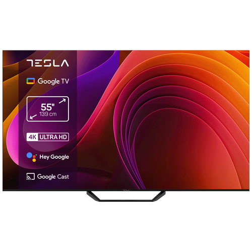 Tesla - Televizor Smart LED 4K UltraHD 55 inch, Google TV