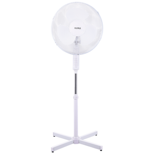 Ventilator sa postoljem, promjer 40 cm, 40 W, bijela