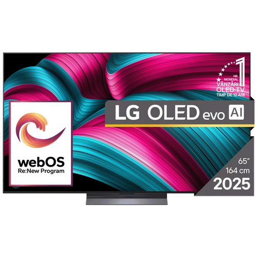 LG - Televizor OLED evo AI C5 4K Smart 65 inch