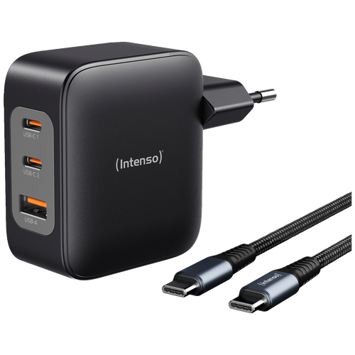 Punjač kučni sa type C kabelom, brzi, 1xUSB-A, 2xUCB-C, 100W