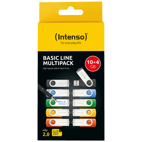 USB Flash Drive 4GB Hi-Speed, Basic Line, pakiranje 10 kom.