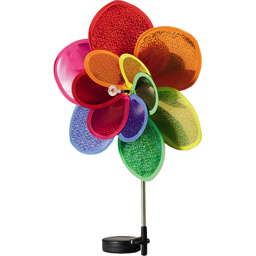 Solarna vrtna dekorativna svjetiljka, cvijet, 300 mAh