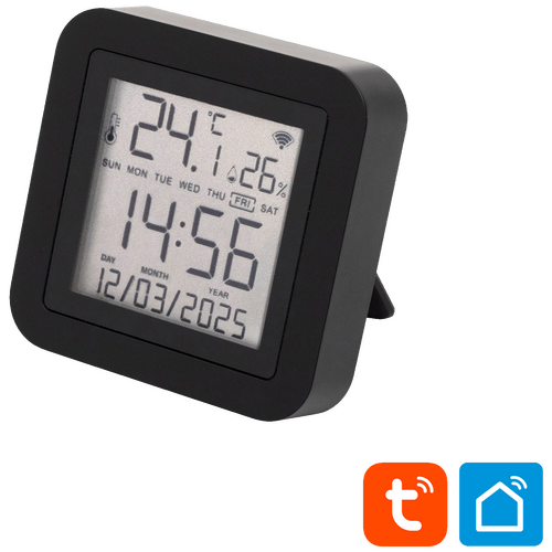 Daljinski upravljač, mjerač temperature i vlage, sat, LCD