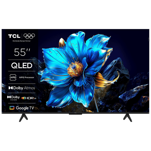 TCL - Televizor Smart QLED P7K UHD 55 inch, Google TV