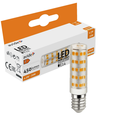 LED sijalica, 4.2W, E14, 4000K, IP20
