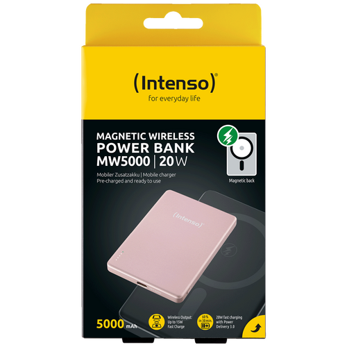 Prijenosni punjač, MagSafe, 5000mAh, bežični, Rose Prijenosni punjač, MagSafe, 5000mAh, bežični, Rose