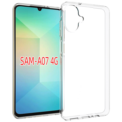 Maska za Samsung A07, Transparent
