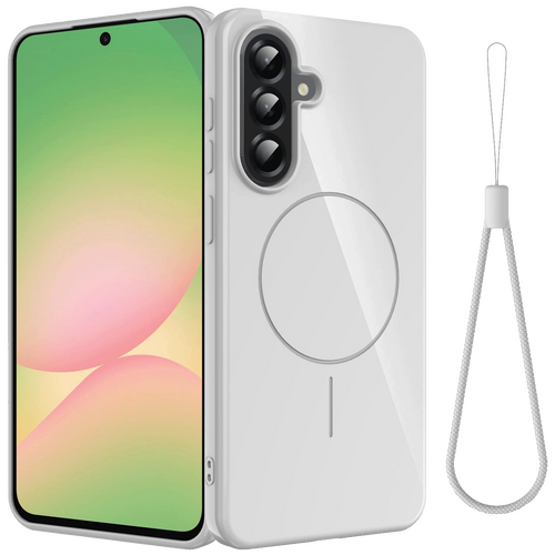 Maska za Samsung A56, MagSafe, sa vezicom, Transparent
