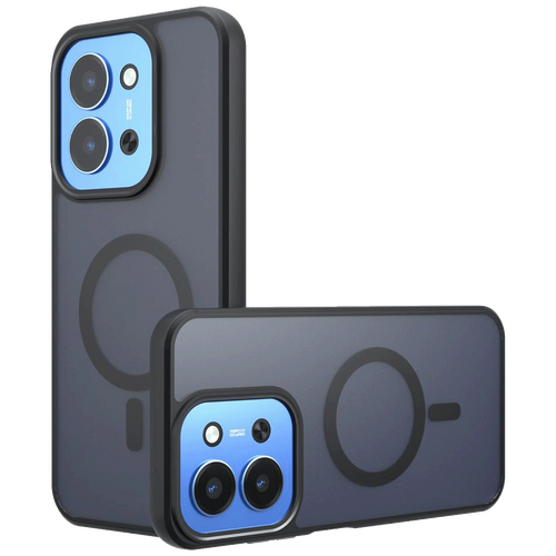 Maska za Redmi 15C, Armor MagSafe PC Hybrid, crna