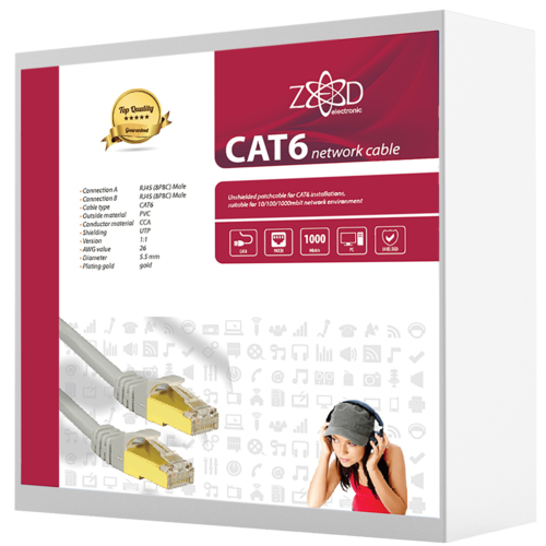 Mrežni FTP kabl, CAT6, 20 met