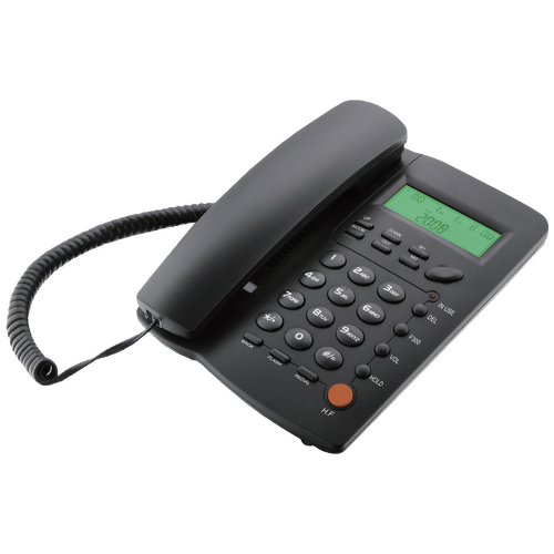 Telefon stolni, LCD zaslon, ID broja, handsfree, crna