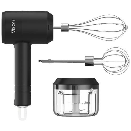 Mikser sa posudom, 3u1, punjivi, 800mAh, 20W