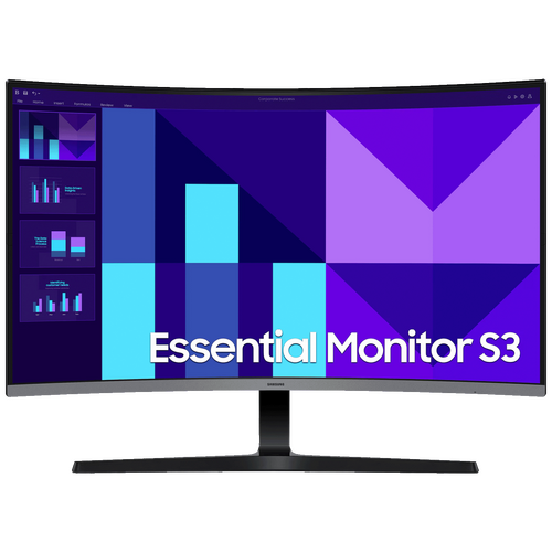 Monitor 32 inch, Zakrivljeni, FullHD, Essential S3, HDMI, VGA