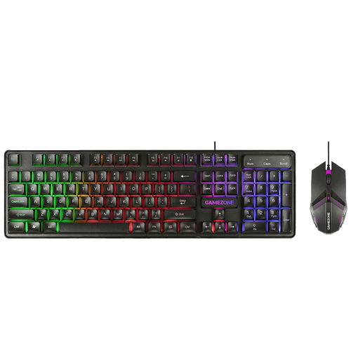 Tastatura sa osvjetljenjem, optički miš, gaming set, USB